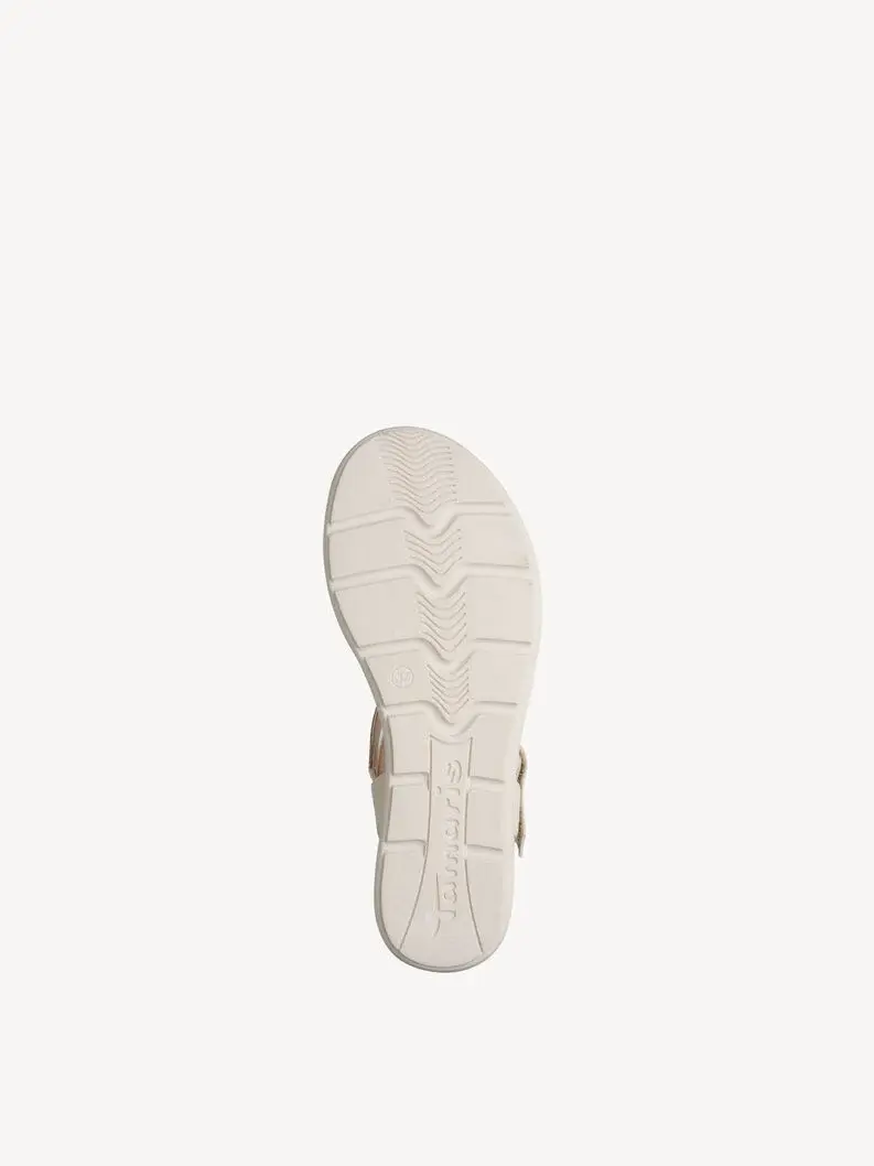 Miniature : Sandales compensées - beige - 28713 - 418