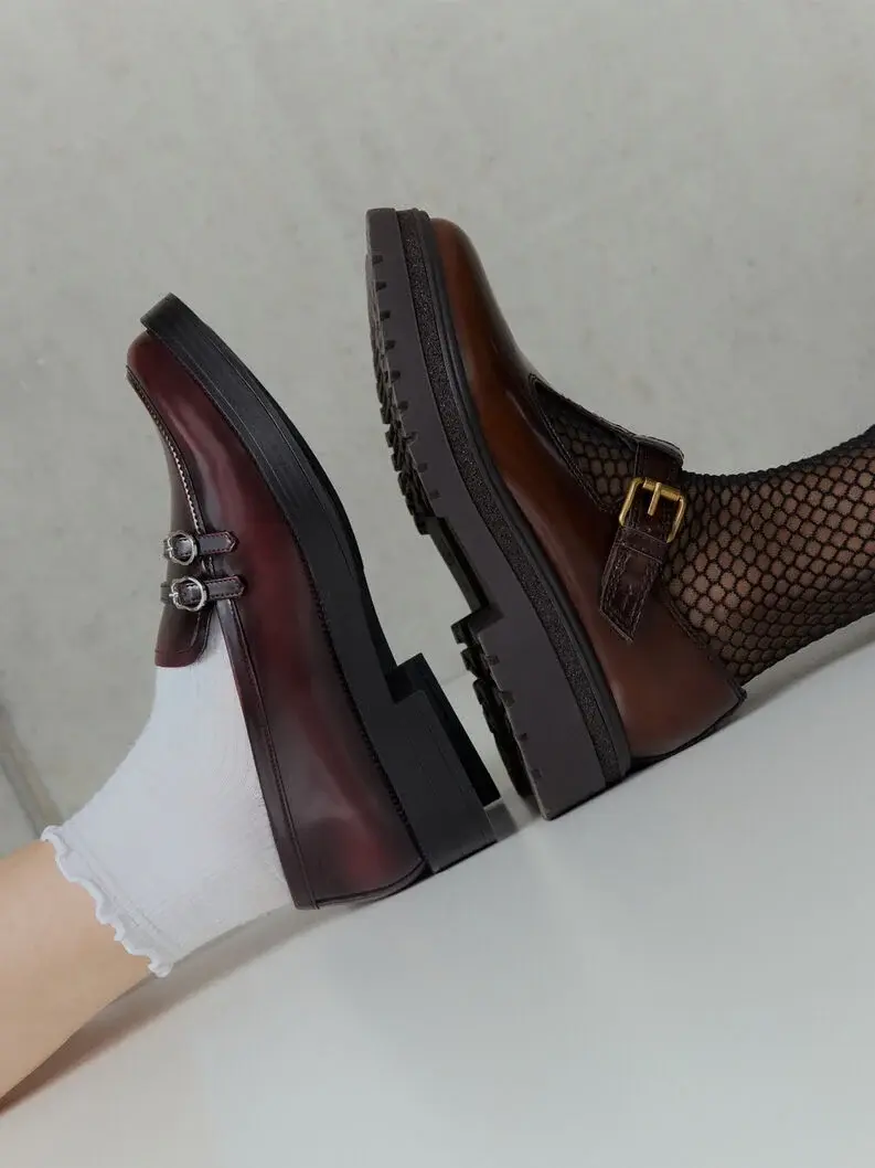 Miniature : Mocassins - bordeaux - 24348 - 537