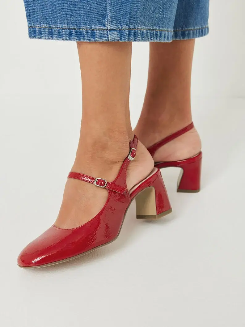 Miniature : Escarpin - rouge - 29601 - 524