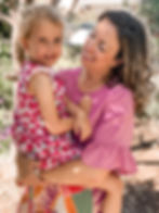 Marguerite Poole Mornington Peninsula Wedding & Funeral Celebrant and her daughter.