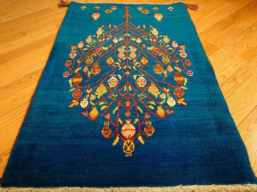 BlackFriday目玉品】ペルシャ ギャッベ パルヴィーズ カシュクリ 98x67