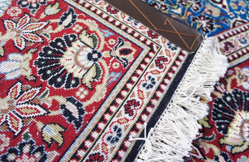 ペルシャ絨毯手織りカシャン産 220x140cm ペルシャ絨毯手織りカシャン