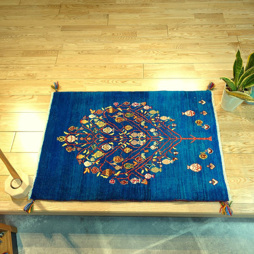 BlackFriday目玉品】ペルシャ ギャッベ パルヴィーズ カシュクリ 98x67