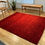 サムネイル： 天然無染ラグ　ガゼニラハット　リビング　243×195　ダークレッド　真紅　赤