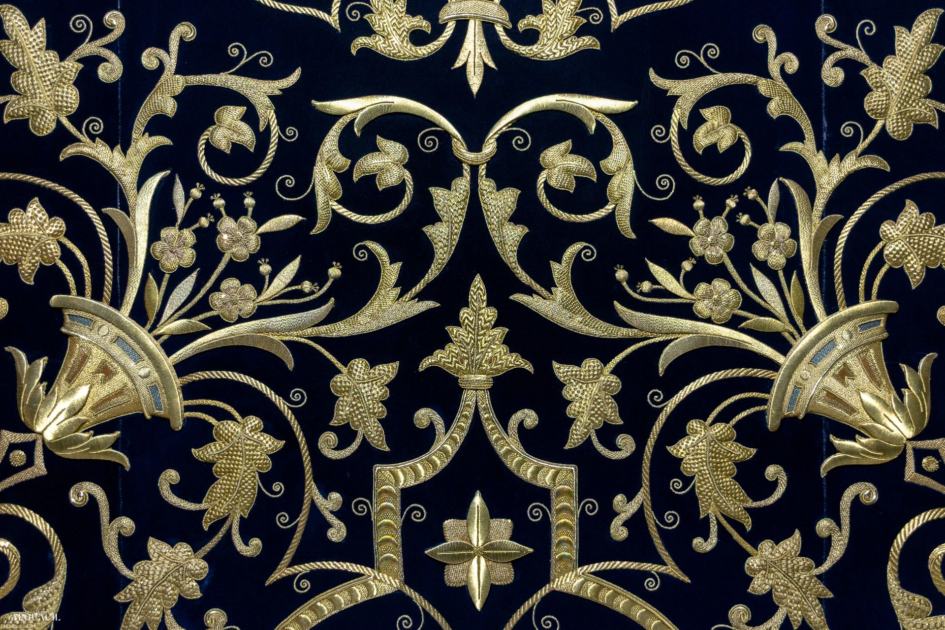 Culmina la restauración del palio de María Santísima del Mayor Dolor