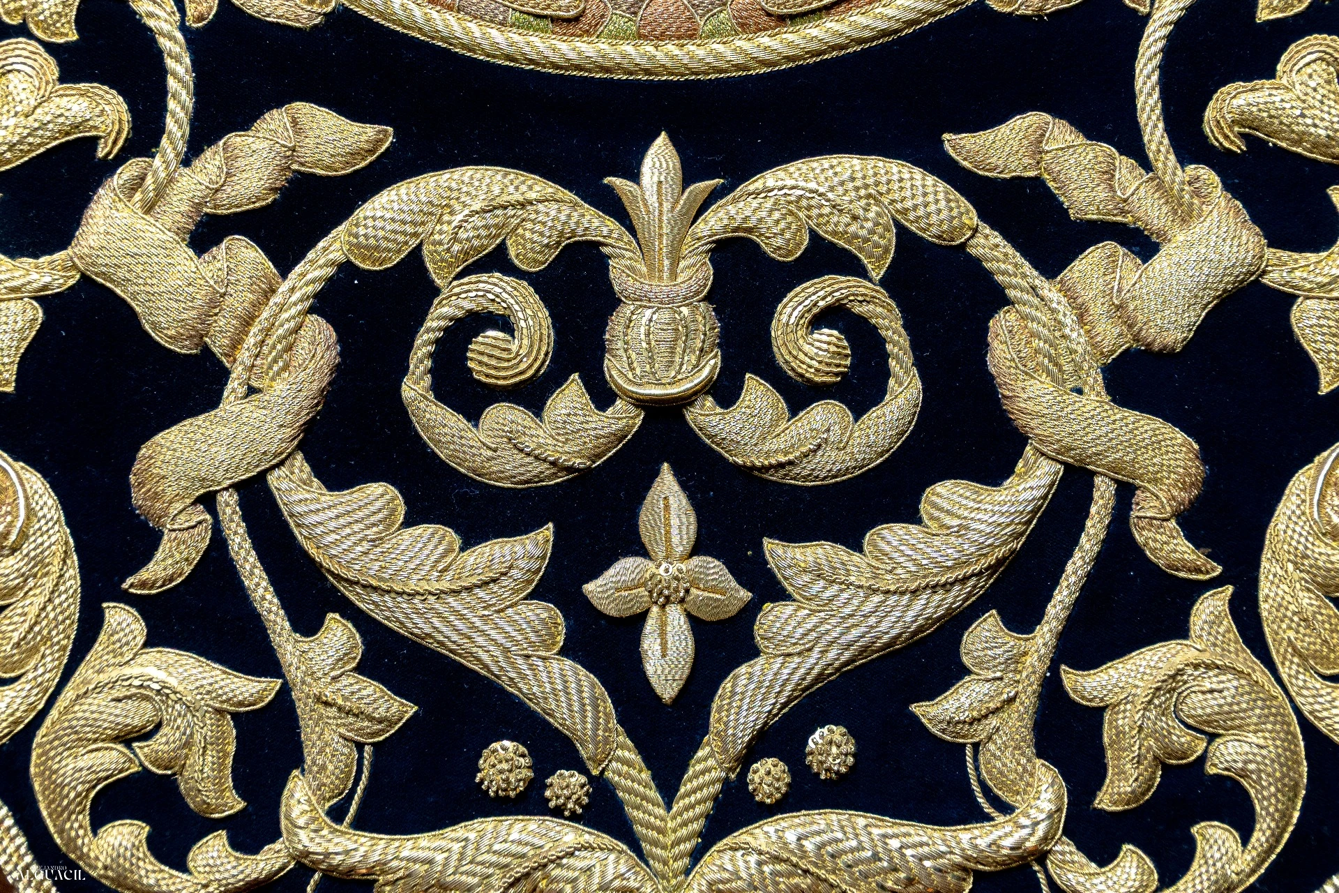 Culmina la restauración del palio de María Santísima del Mayor Dolor