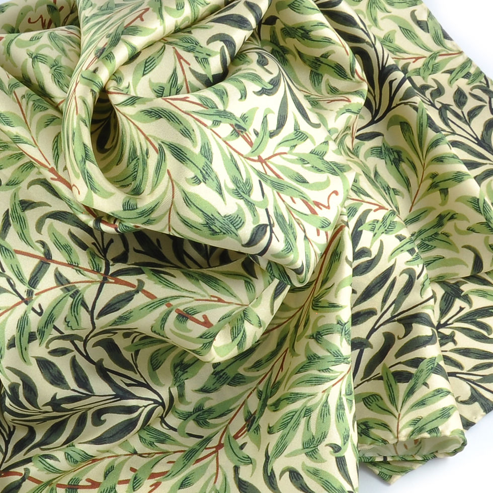 Thumbnail: William Morris - Willow Bough Square Scarf