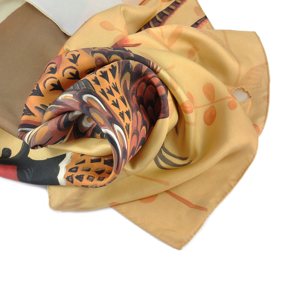 Thumbnail: Fabulous Pheasant Square Scarf