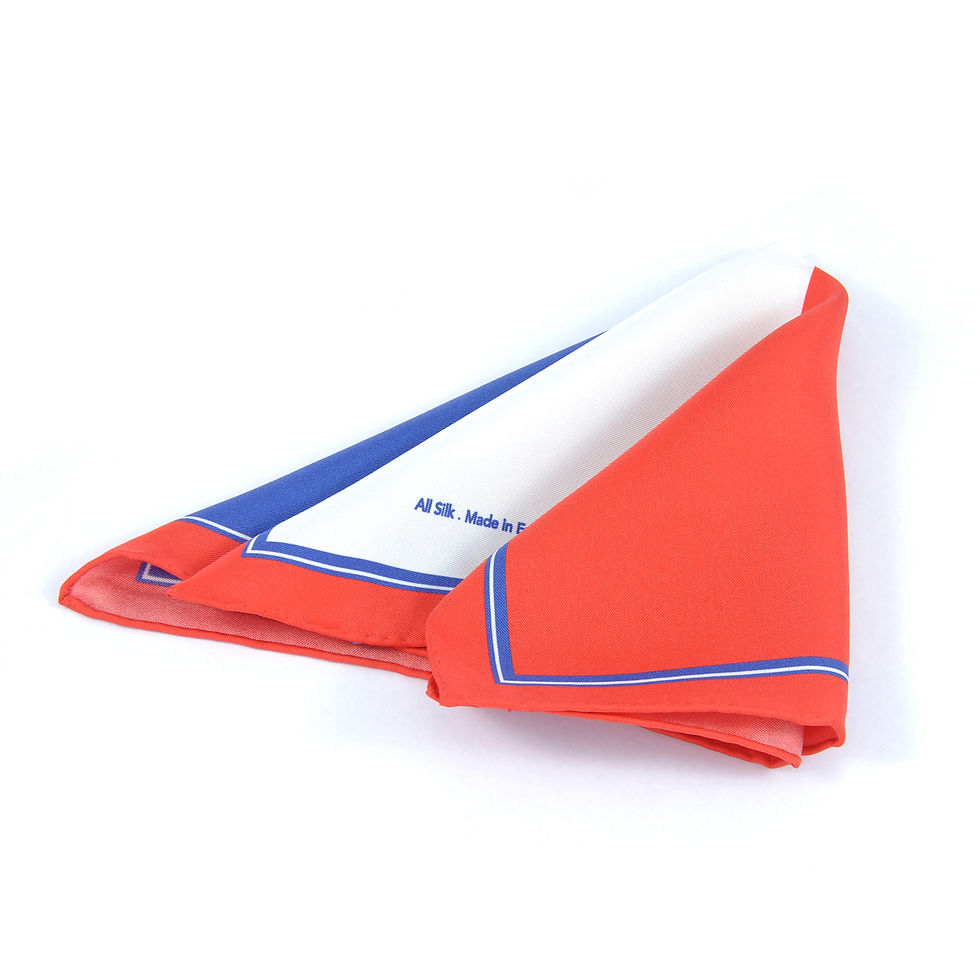 Thumbnail: Red Quadrangle Pocket Square