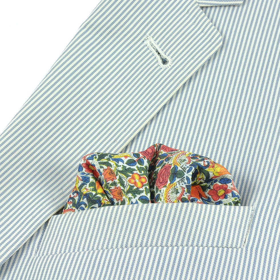 Thumbnail: William Morris - Rose Pocket Square