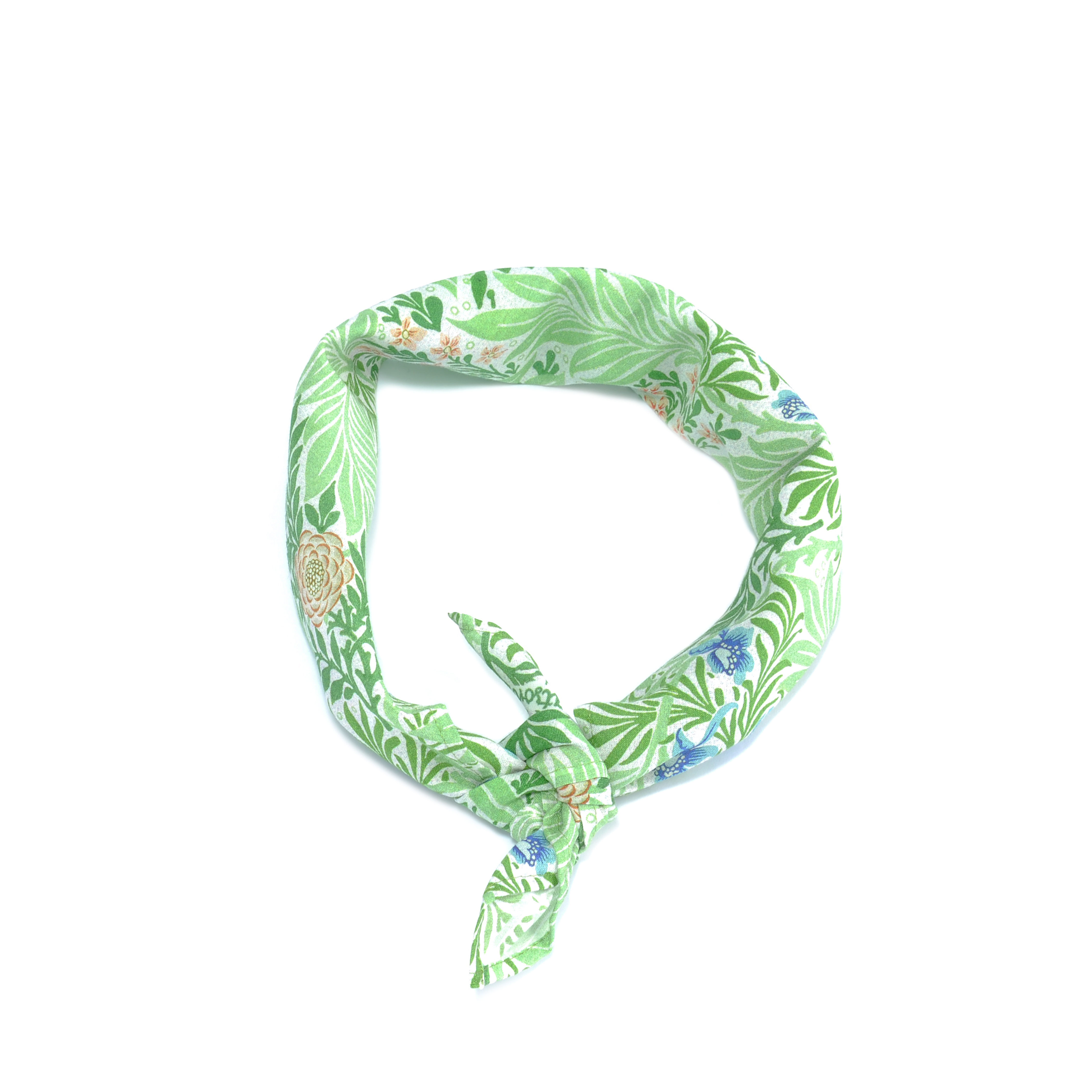 William Morris - Larkspur Silk & Cotton Neckerchief