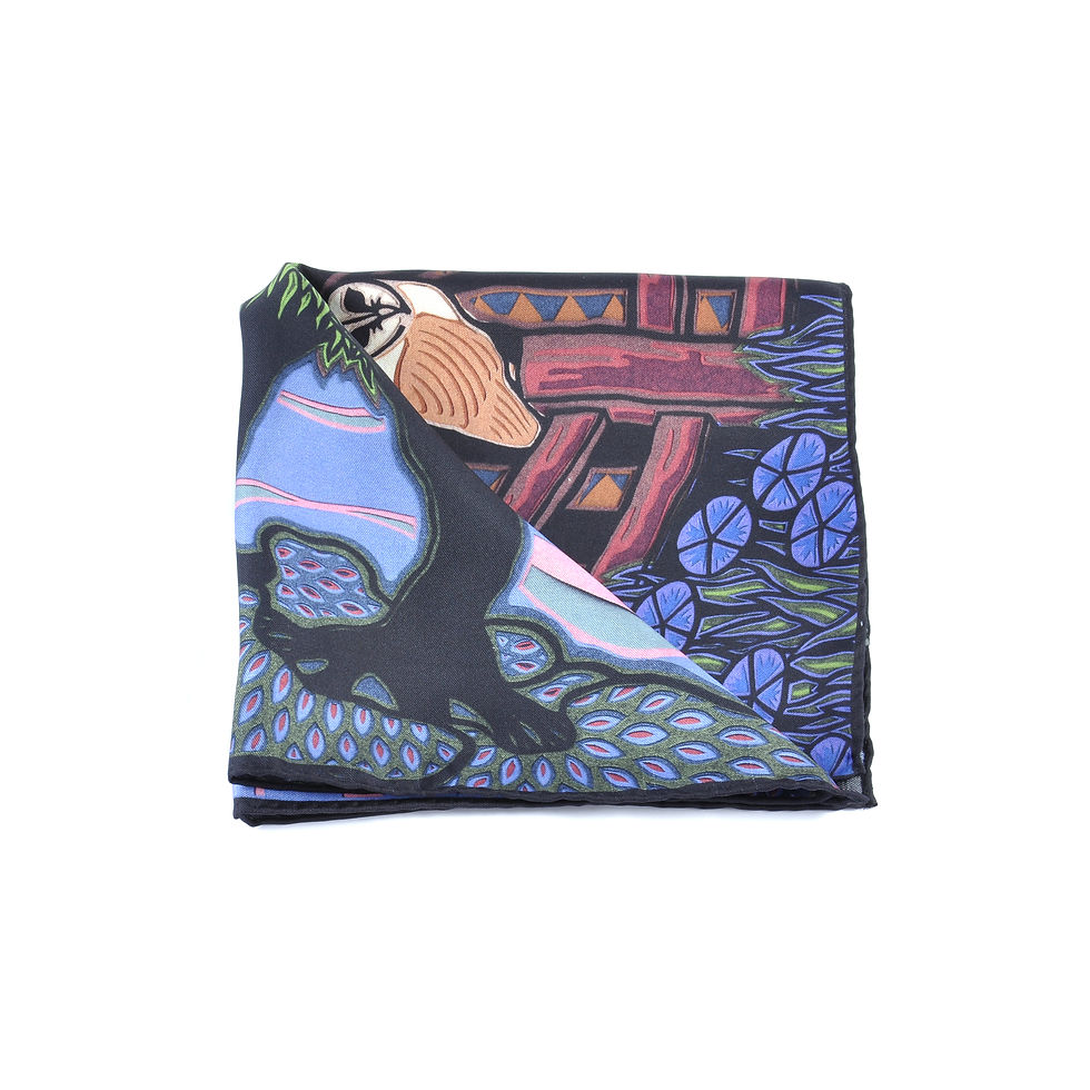 Thumbnail: Barn Owl Pocket Square