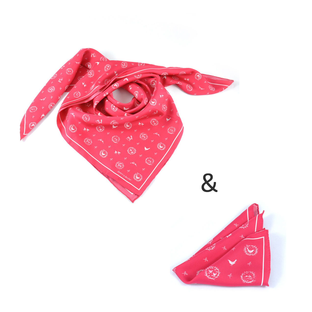 Garlands Square Scarf & Pocket Square set