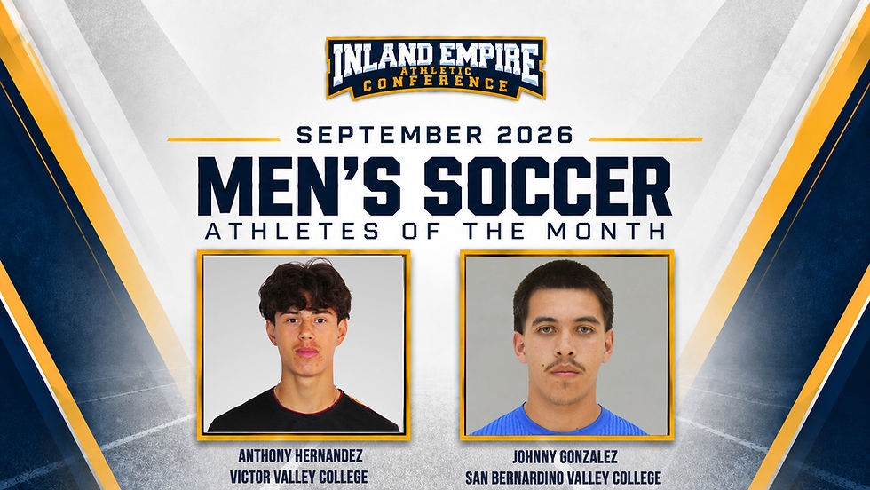 September Athletes of the Month: Men's Soccer