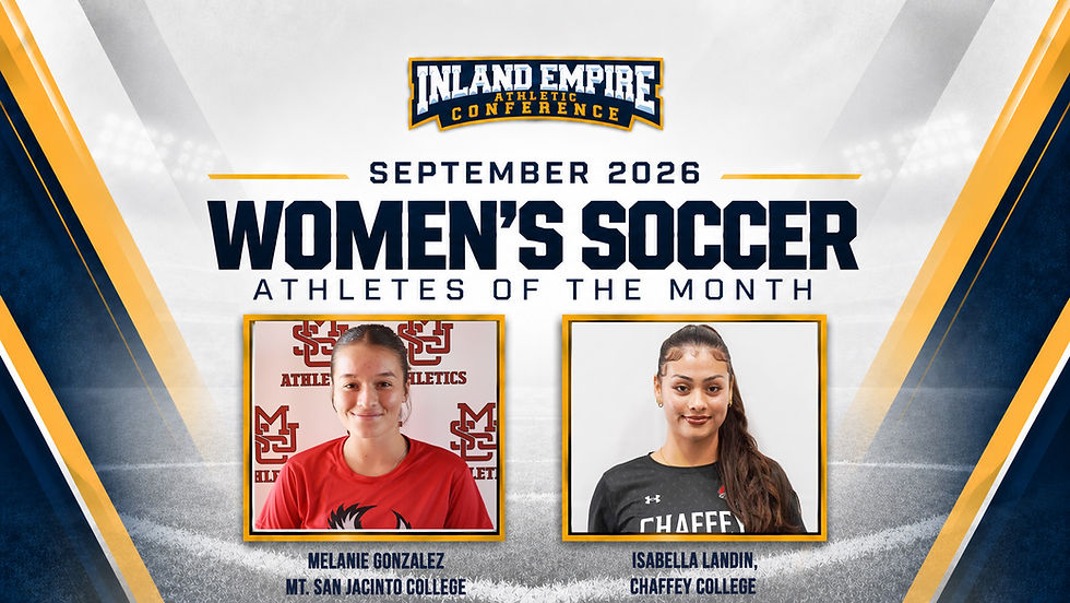 September Athletes of the Month: Women's Soccer