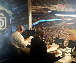 MARK GRANT WITH THE LEGEND DICK ENBERG