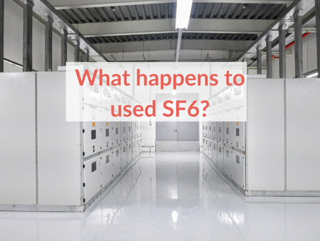 What happens to used SF6?