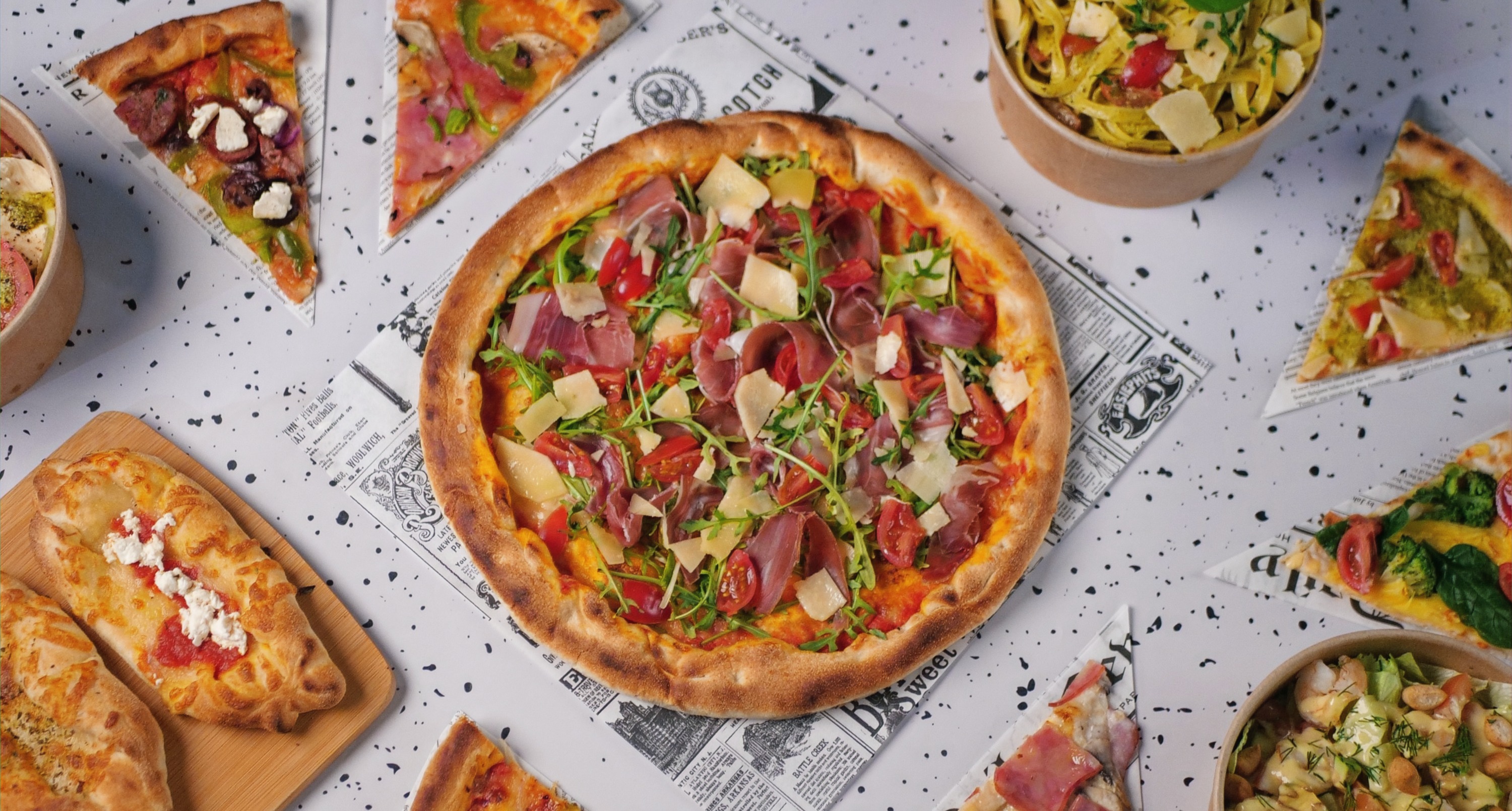 Arranged Food and Objects