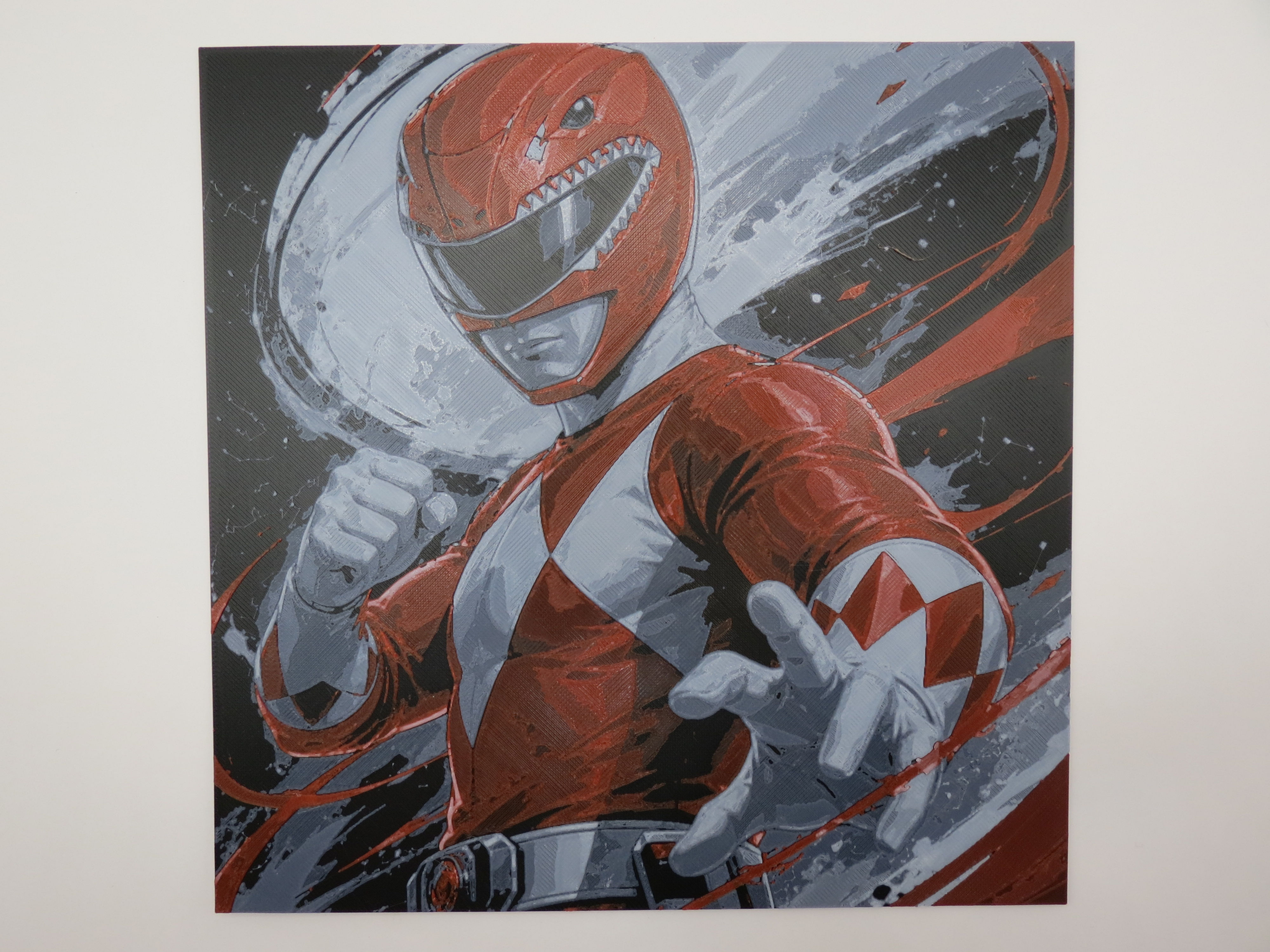 Power Rangers - Red Ranger HueForge (3D Artwork)