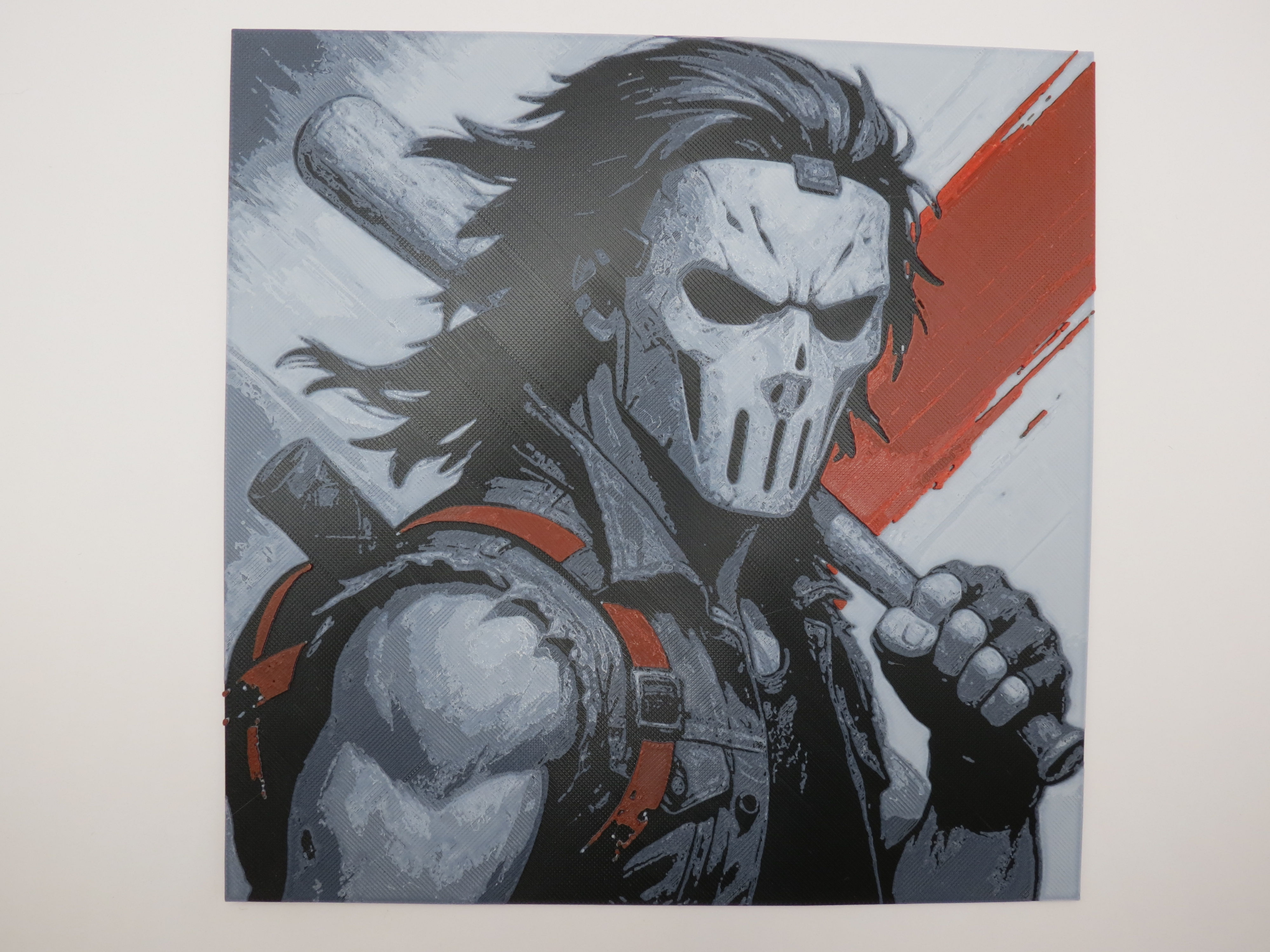 TMNT - Casey Jones HueForge (3D Artwork)
