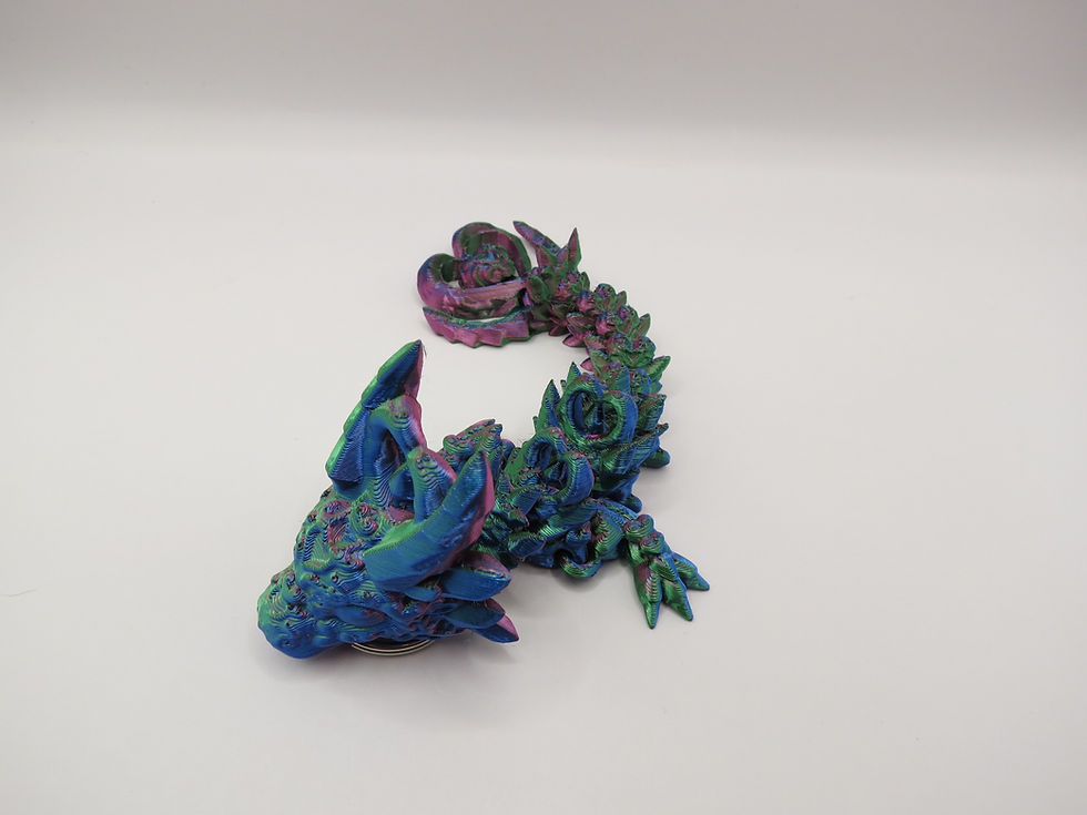 Thumbnail: Keyring Dragon - Dark Heart