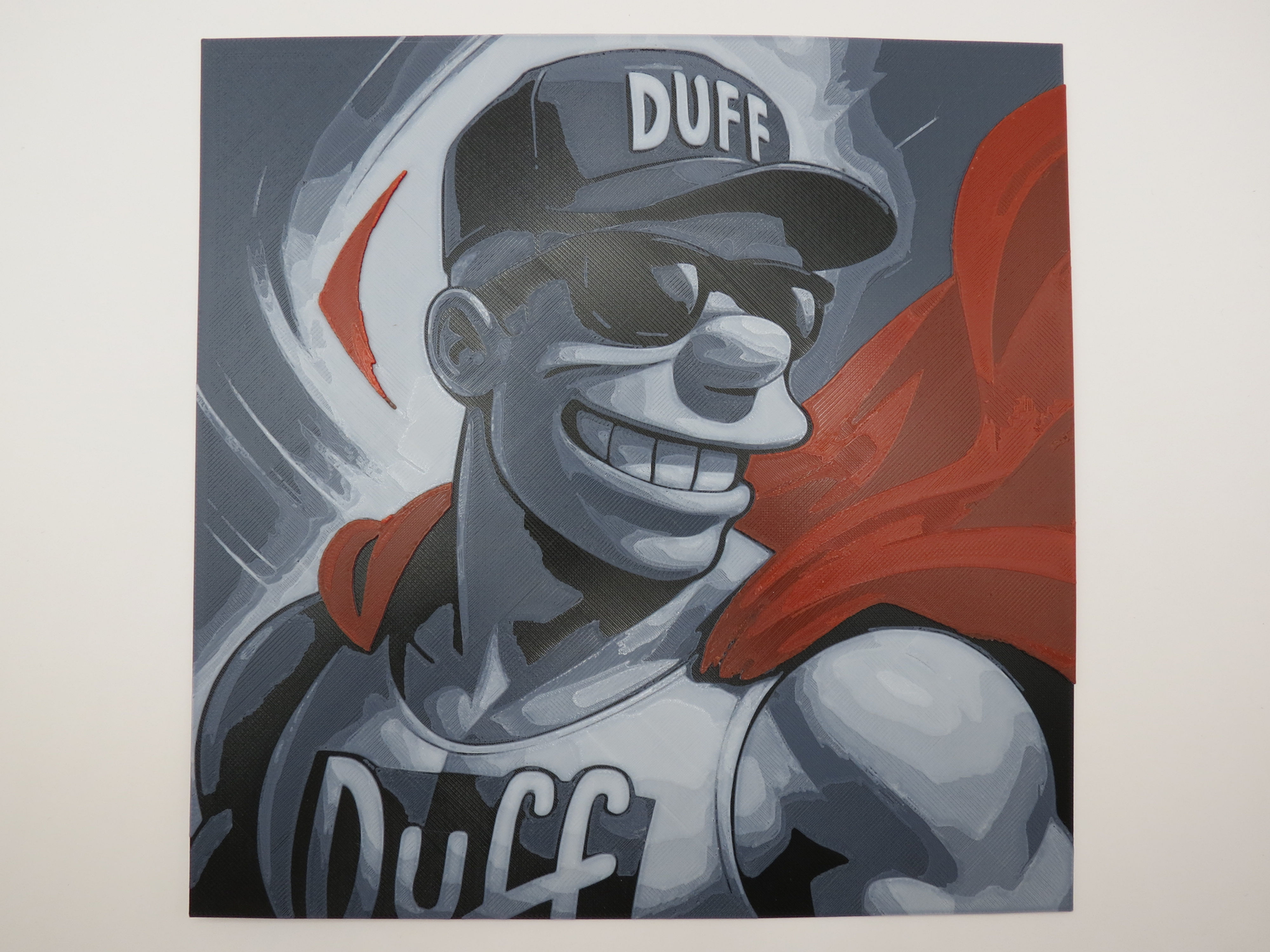 The Simpsons - Duffman HueForge (3D Artwork)