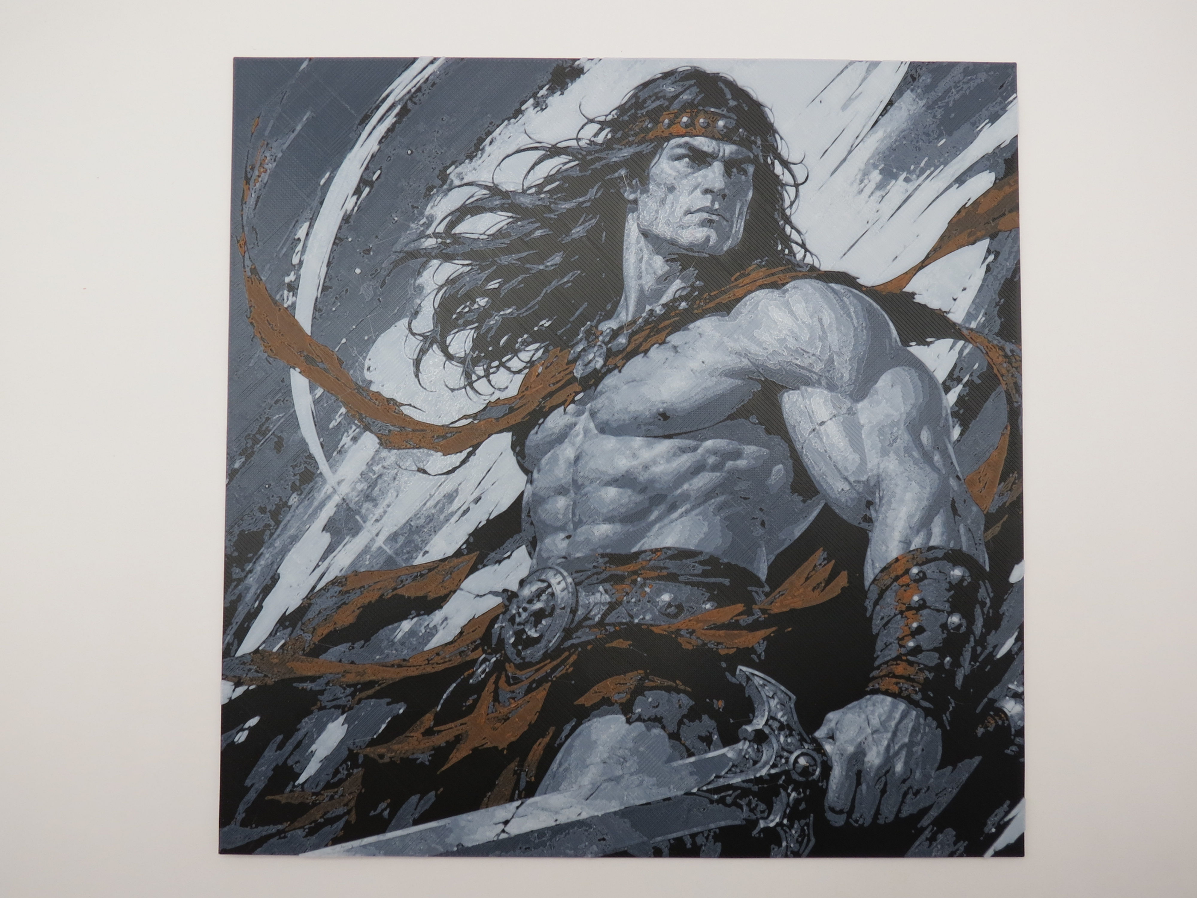 Conan the Barbarian HueForge (3D Artwork)