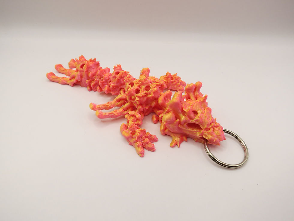 Thumbnail: Keyring Dragon - Hollow