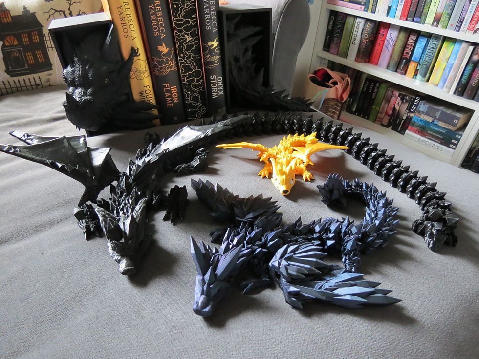 Thumbnail: Fourth Wing / Empyrean inspired dragons