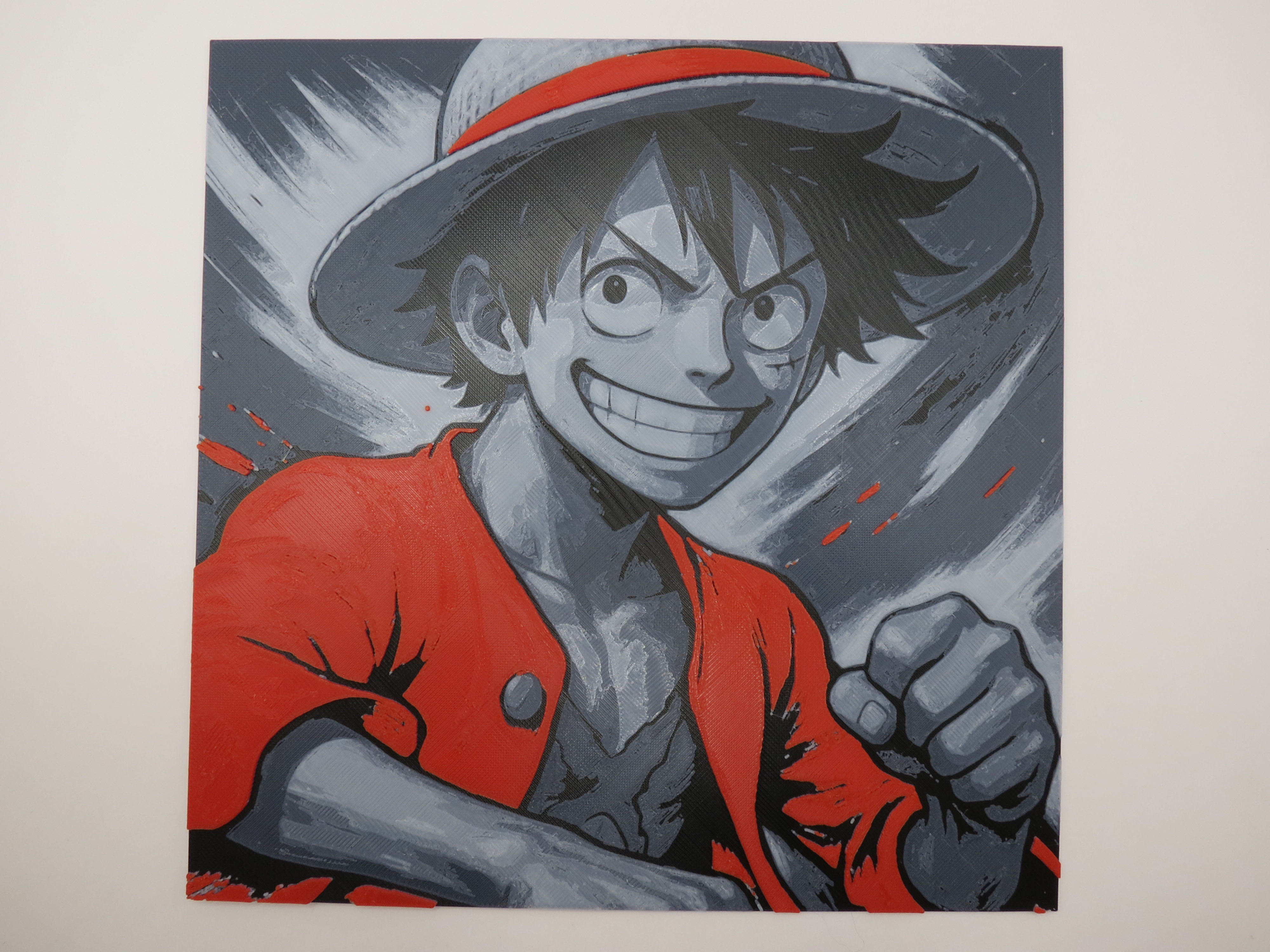 One Piece - Monkey D. Luffy HueForge (3D Artwork)