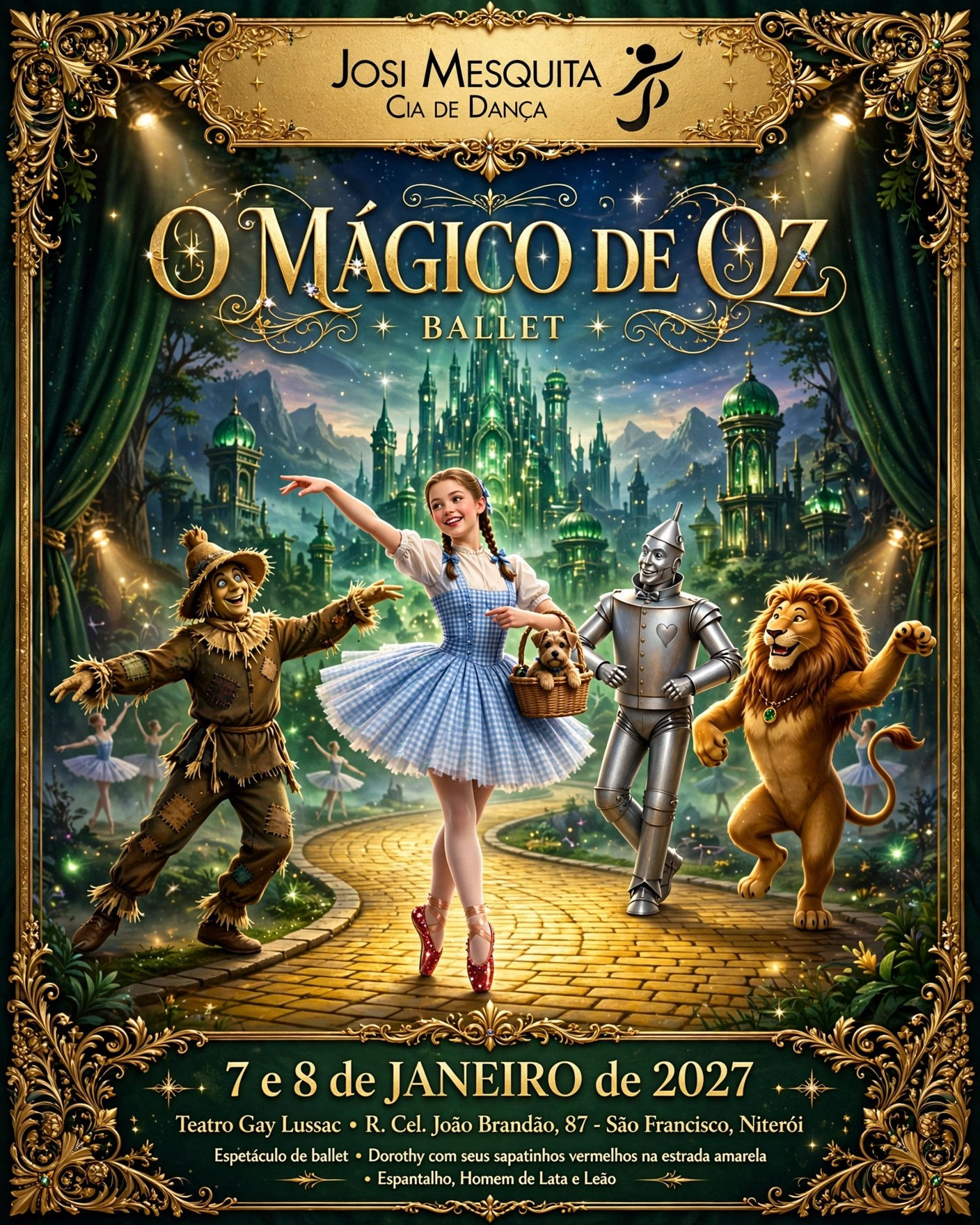 Espetáculo O Mágico de Oz 2027 – Inscrição