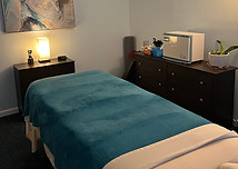 Massage therapy table and office