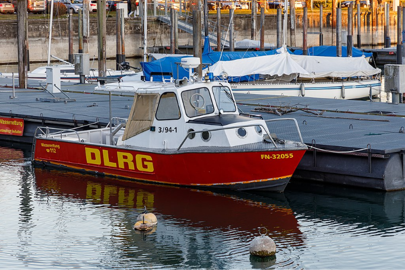 DLRG-Boot (Foto: J. Kohler)