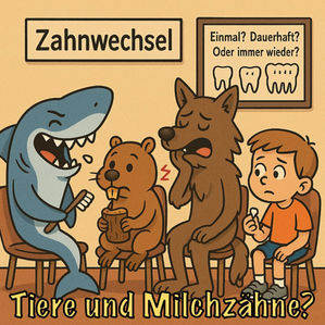 Tiere und Milchzähne?