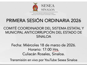 PRIMERA SESIÓN ORDINARIA DE 2026, COMITÉ COORDINADOR
