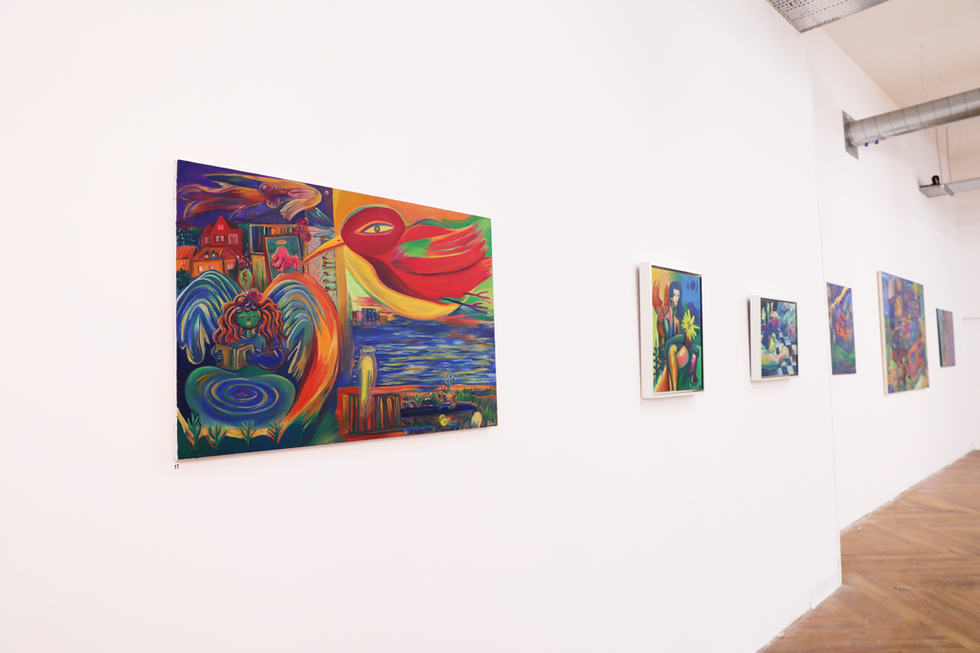 The Red bird and other Paintings