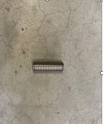 Inox Raccord fileté M20 x 60 mm