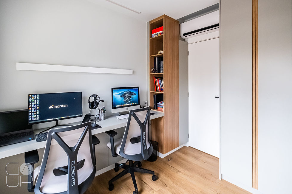 Este apartamento é um exemplo de como a integração inteligente e a atenção aos detalhes tr