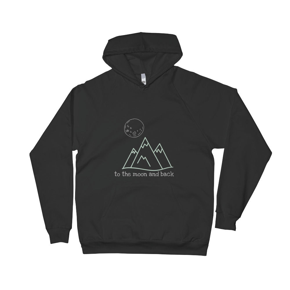  to the moon and back Unisex Fleece Hoodie