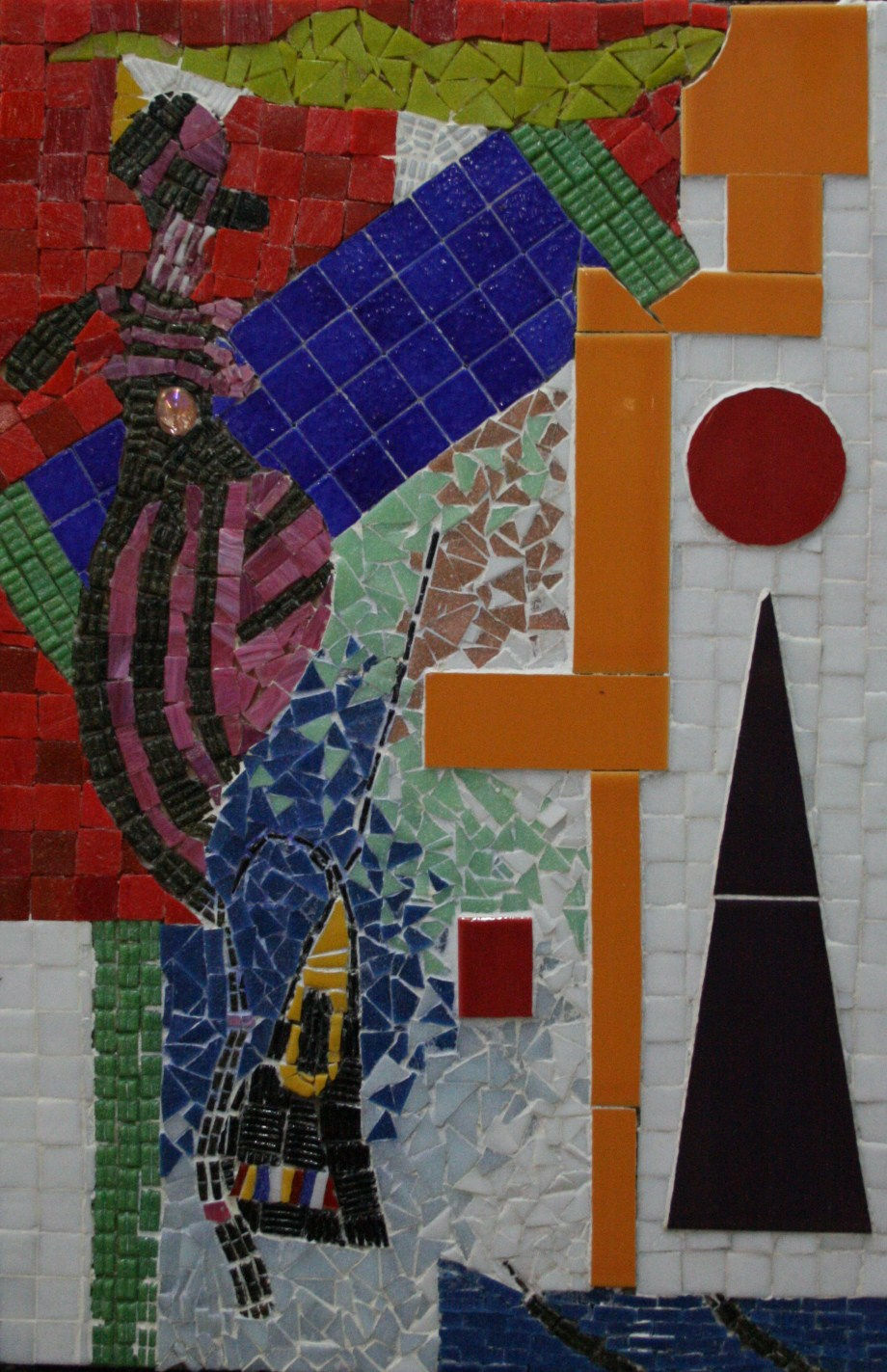 Mosaïque pâtes de verres