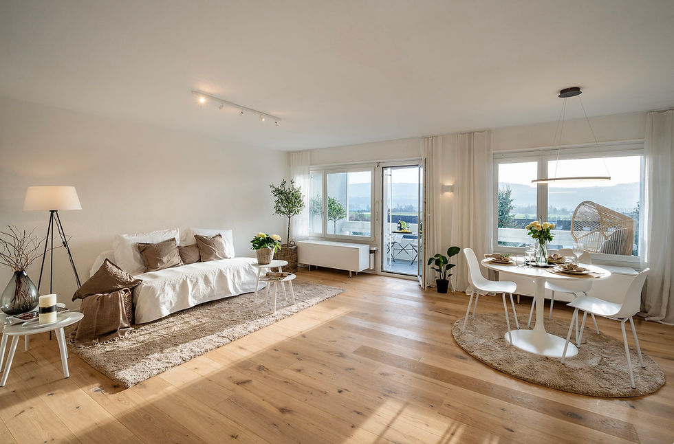 Physisches Staging Wohnzimmer Mandara GmbH