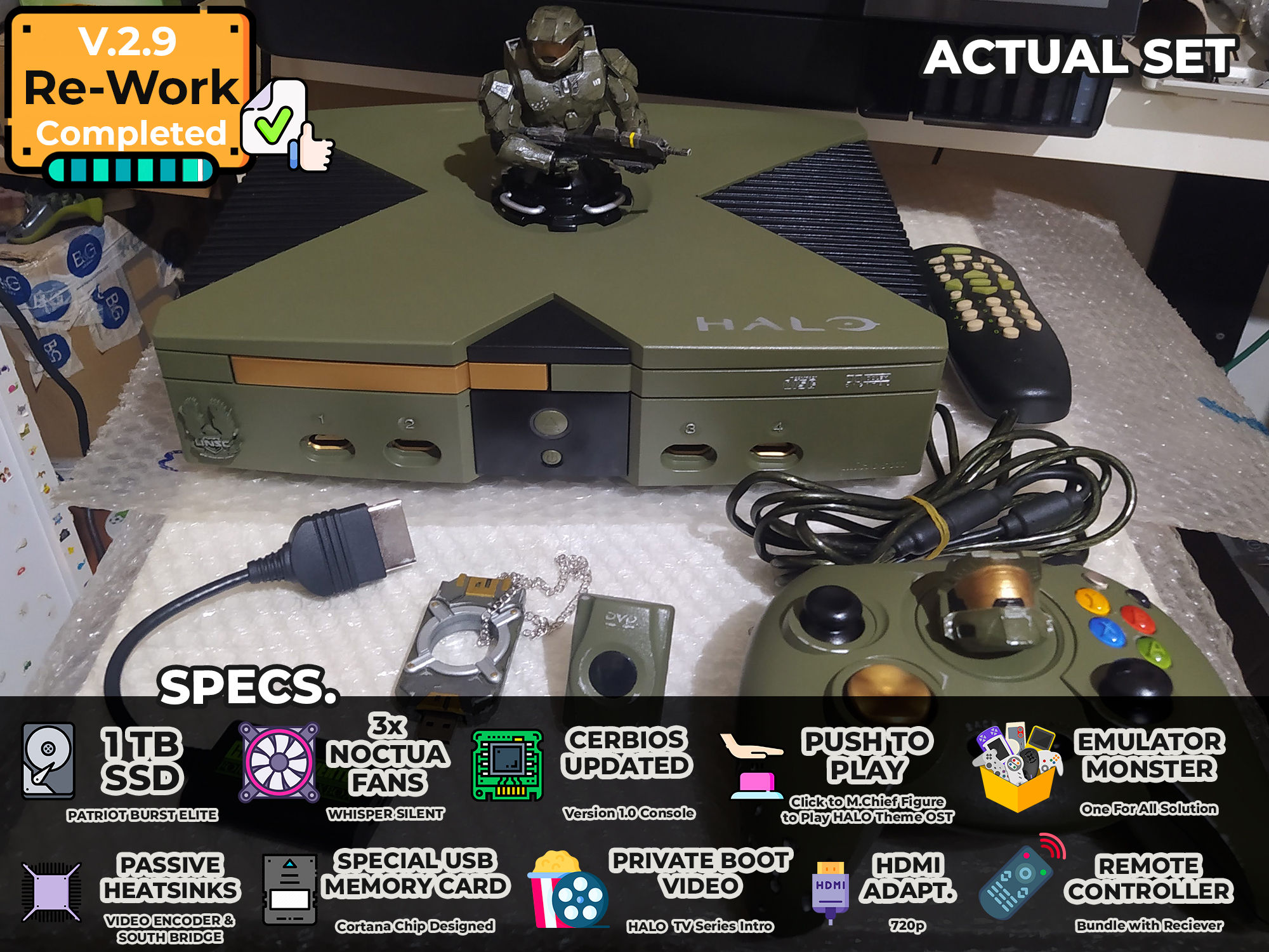 HALO Premium Limited Edition Custom Xbox