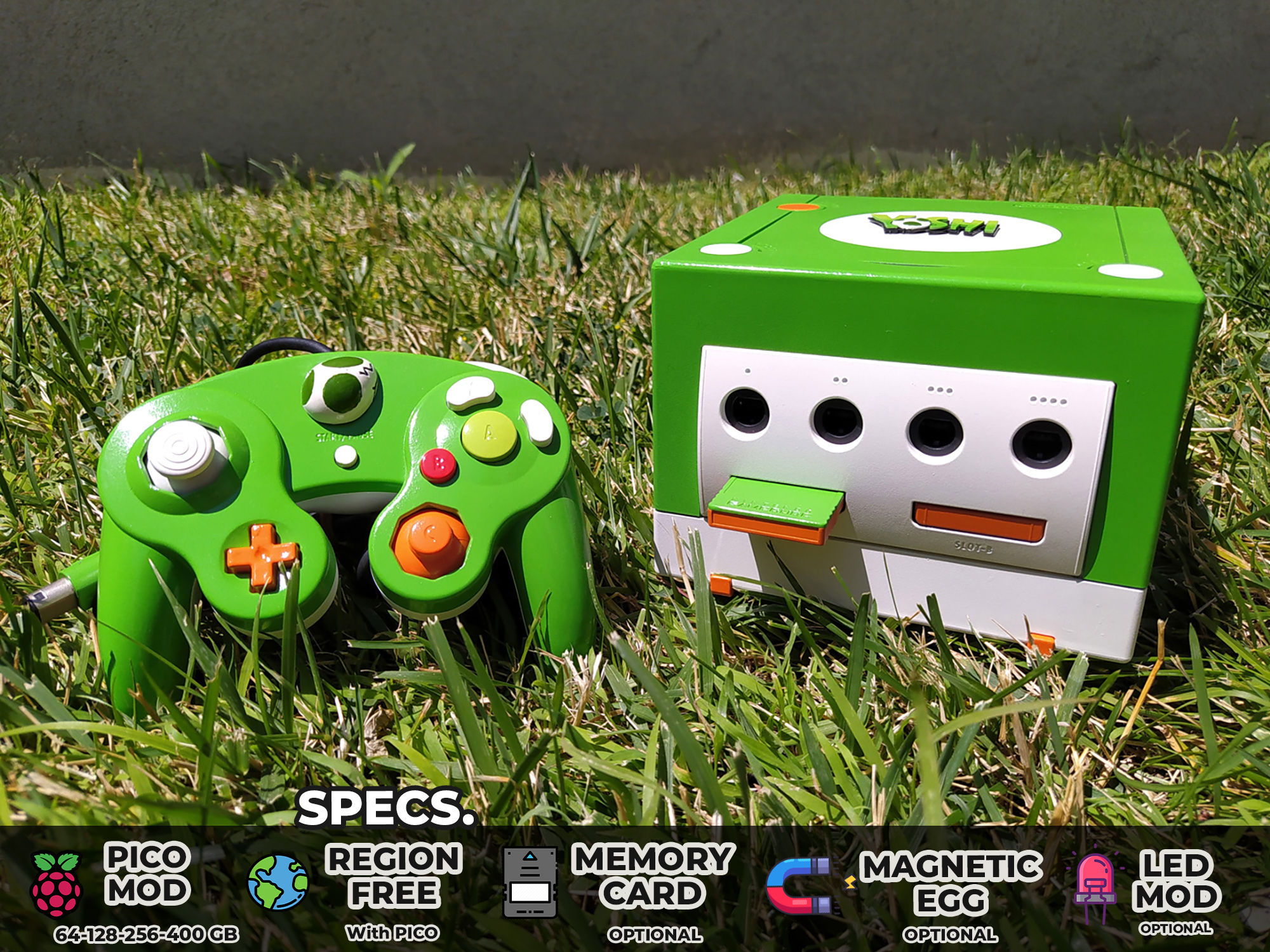 Yoshi Edition Custom Nintendo Gamecube