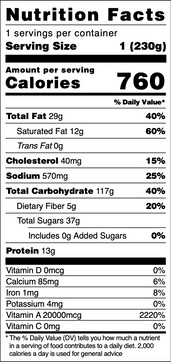 Nutella pretzel nutritional information. A Nutella pretzel contains 760 calories
