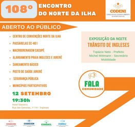 É HOJE, 108° Encontro do Norte da Ilha