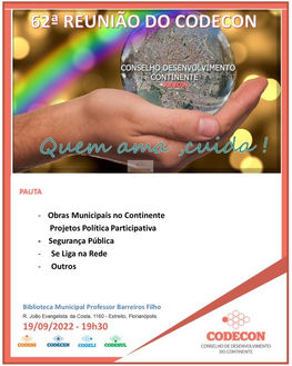 É HOJE: 62ª Encontro do Continente
Acompanhe as novidades da sua região!
19/set (segunda-feira)