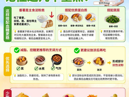 番薯你有吃对吗?记住这几个重点!