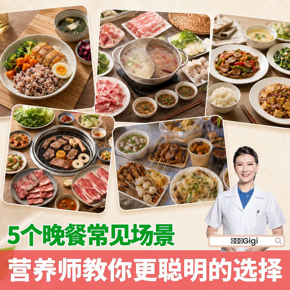 5个晚餐常见场景 营养师教你更聪明的选择