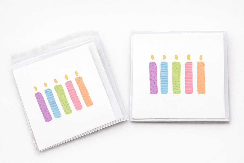 Miniature : Carte 5 chandelles 