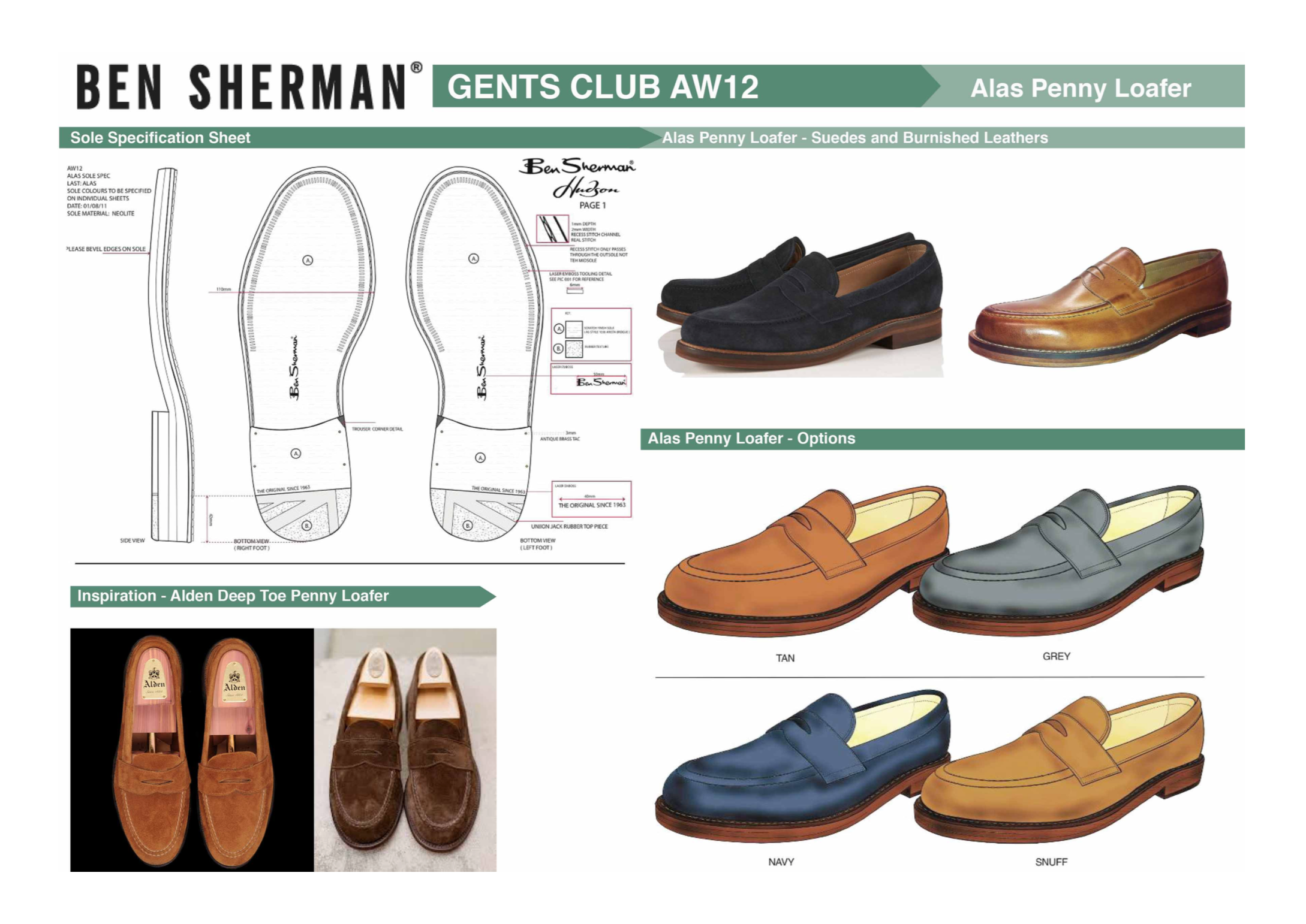 ben sherman penny loafer